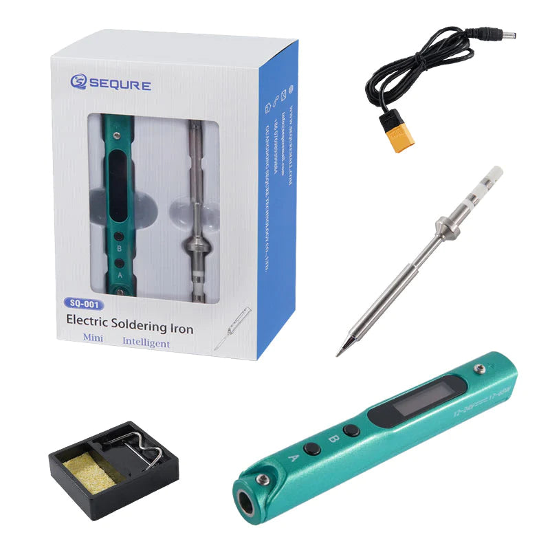 Load image into Gallery viewer, SEQURE SQ001 Portable Electric Soldering Iron Green(17) - LT001G0B2 - Sequre - ALTWAYLAB
