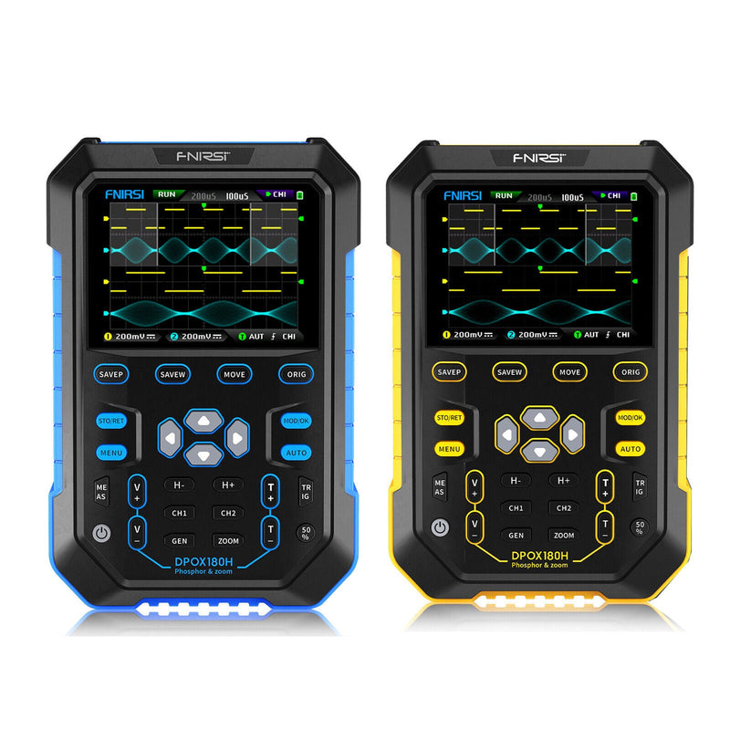 Load image into Gallery viewer, DPOX180H Handheld Dual Channel Digital Oscilloscope 180MHz Function Signal Generator Blue(1) - FN - DPOX180H - OSCP - BEU - Fnirsi - ALTWAYLAB
