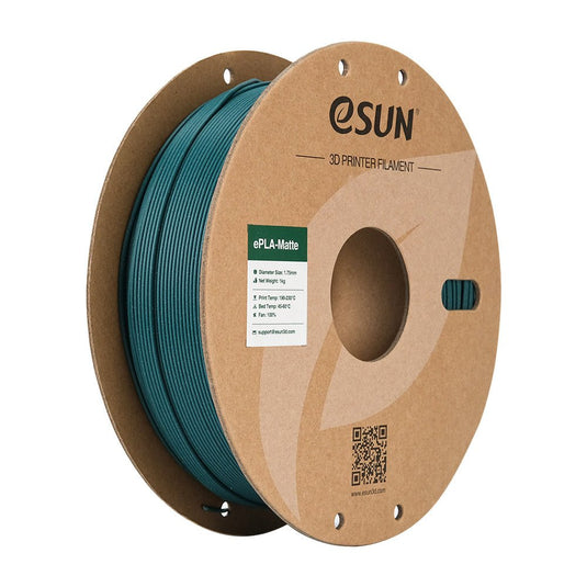 eSUN ePLA-Matte Filament, 1.75mm, 1000g, paper spool Morandi Green(11) - ePLA-Matte-P175MOG1 - ESUN - ALTWAYLAB