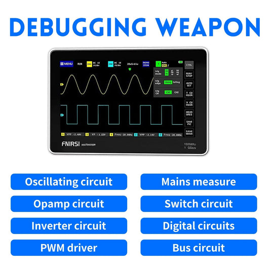 FNIRSI 1014D / FNIRSI 1013D Dual - Cnannel Digital Oscilloscopes FNIRSI 1013D Dual - Cnannel Digital Oscilloscope(6) - FN - 1013D - OSCP - FNIRSI - ALTWAYLAB