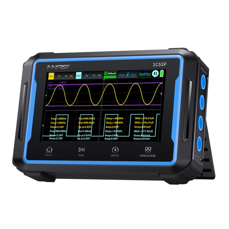 Load image into Gallery viewer, FNIRSI 2C53P 3 - in - 1 Dual Channel Tablet Oscilloscope Multimeter Function Generator (2) - FN - 2C53P - DCHTO - M - FG - FNIRSI - ALTWAYLAB
