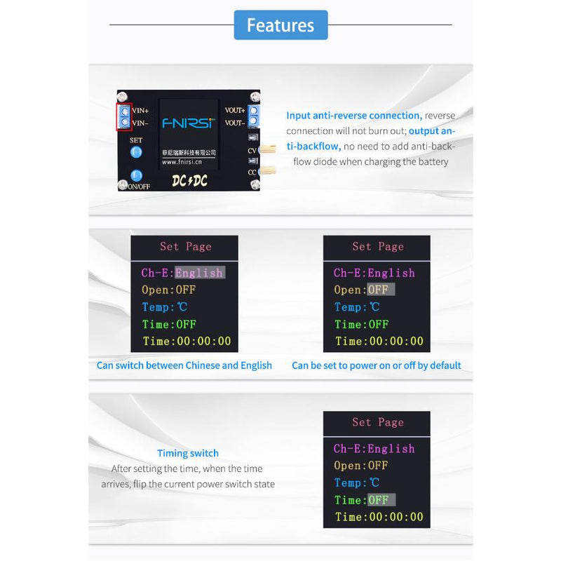 Load image into Gallery viewer, FNIRSI DC DC Automatic Boost/Buck Converter CC CV Power Module Power Module 3A 35W / Normal cooling(8) - FN - DCDC - ABBC - PM35 - Fnirsi - ALTWAYLAB
