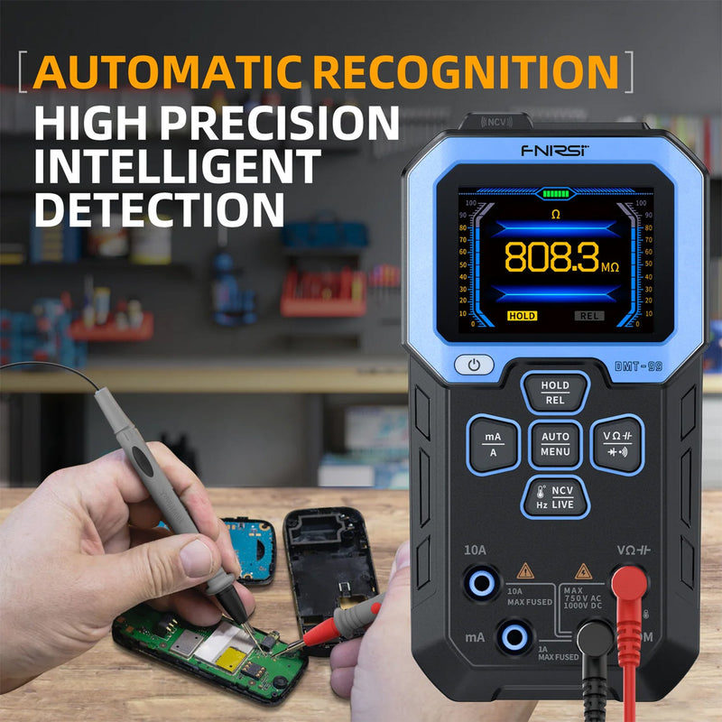 Load image into Gallery viewer, FNIRSI DMT - 99 Intelligent Color Screen Digital Multimeter (5) - FN - DMT - 99 - ICSDM - FNIRSI - ALTWAYLAB
