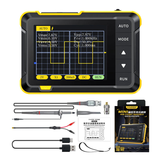 FNIRSI DSO - 152 2.8" Mini Pocket Handheld Digital DSO Oscilloscope FNIRSI DSO - 152 / Option / With P6100 probe(12) - SKU FN - DSO - 152 - MP - HDO - OP - FNIRSI - ALTWAYLAB