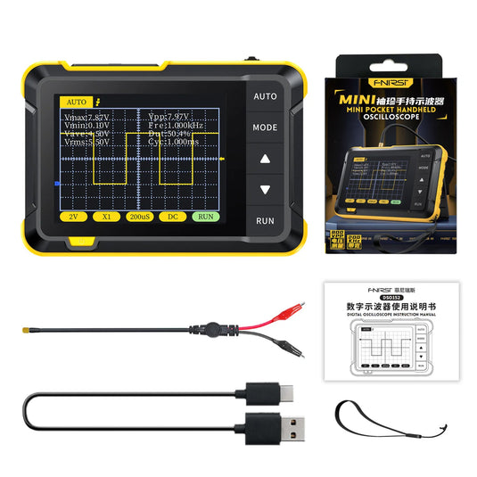 FNIRSI DSO - 152 2.8" Mini Pocket Handheld Digital DSO Oscilloscope FNIRSI DSO - 152 / Standard(11) - SKU FN - DSO - 152 - MP - HDO - ST - FNIRSI - ALTWAYLAB