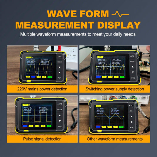 FNIRSI DSO - 152 2.8" Mini Pocket Handheld Digital DSO Oscilloscope FNIRSI DSO - 152 / Standard(9) - SKU FN - DSO - 152 - MP - HDO - ST - FNIRSI - ALTWAYLAB