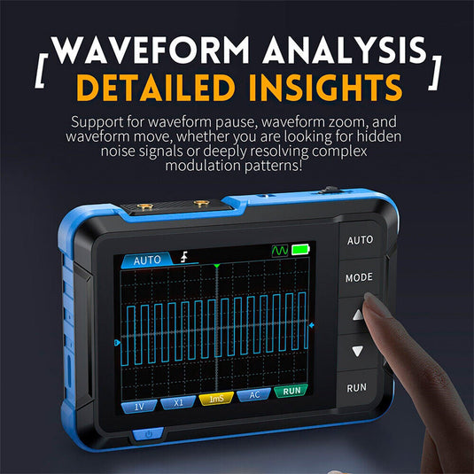 FNIRSI DSO - 153 2 - IN - 1 Mini Digital Oscilloscope Waveform Generator FNIRSI DSO - 153 / Standard(3) - FN - DSO - 153 - MDO - ST - FNIRSI - ALTWAYLAB