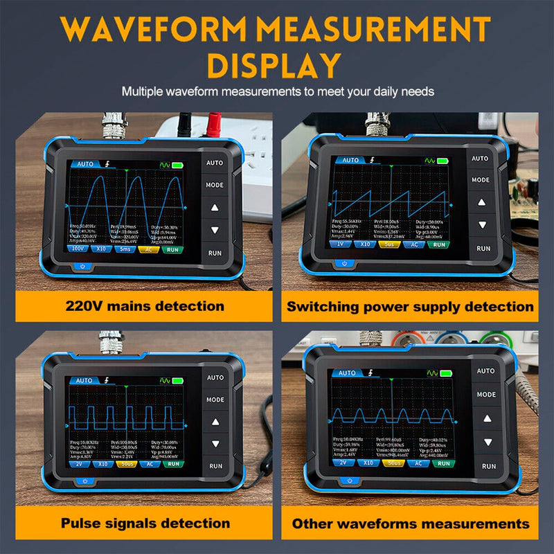 Load image into Gallery viewer, FNIRSI DSO - 153 2 - IN - 1 Mini Digital Oscilloscope Waveform Generator FNIRSI DSO - 153 / Standard(10) - FN - DSO - 153 - MDO - ST - FNIRSI - ALTWAYLAB
