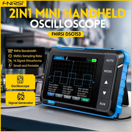 FNIRSI DSO - 153 2 - IN - 1 Mini Digital Oscilloscope Waveform Generator FNIRSI DSO - 153 / Standard(2) - FN - DSO - 153 - MDO - ST - FNIRSI - ALTWAYLAB