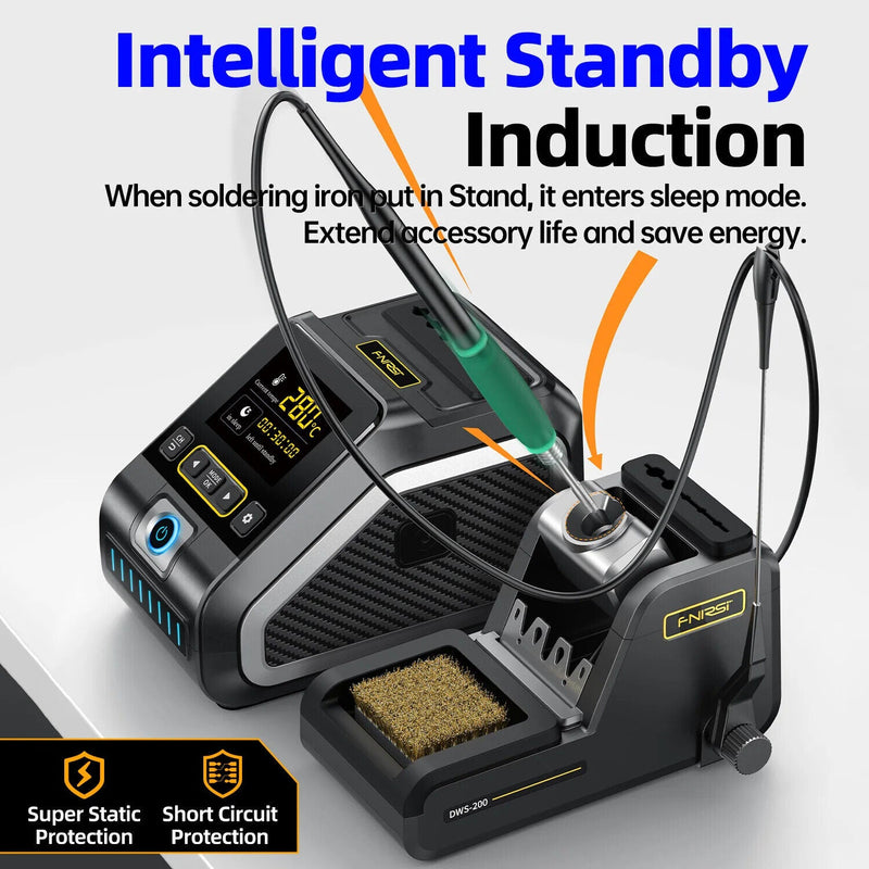 Load image into Gallery viewer, FNIRSI DWS - 200 200W Power Repair Heating Soldering Iron Station DWS - 200 F245 - B Tip(7) - FN - DWS200 - F245 - B - Tip - FNIRSI - ALTWAYLAB
