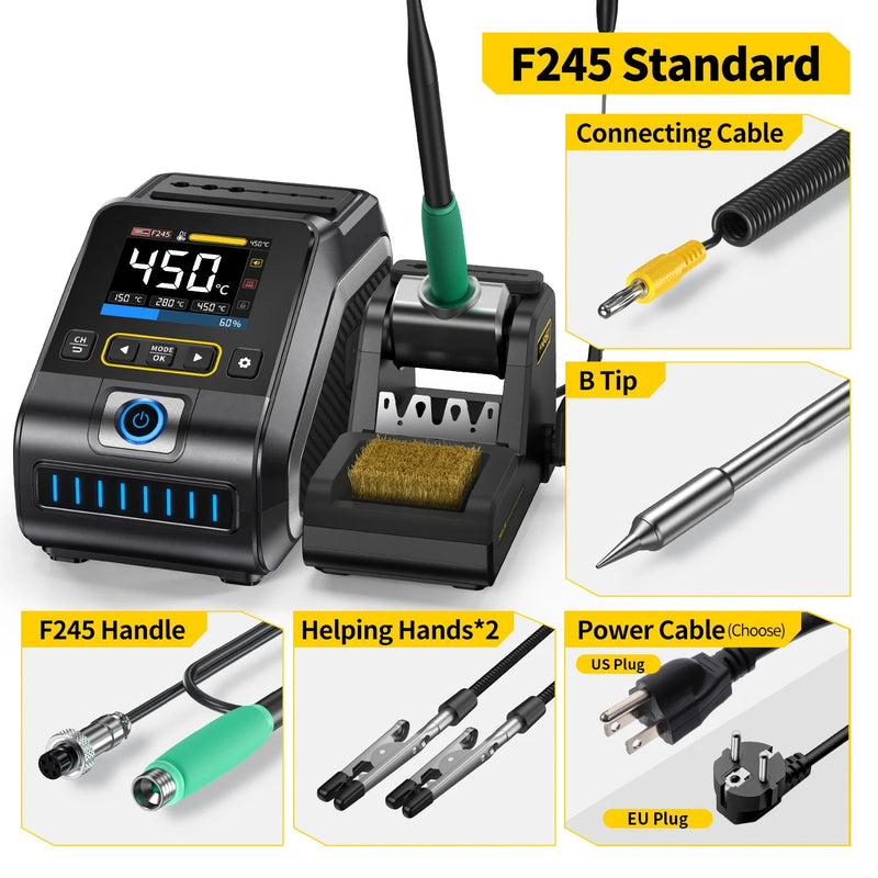 Load image into Gallery viewer, FNIRSI DWS - 200 200W Power Repair Heating Soldering Iron Station DWS - 200 F245 - B Tip(14) - FN - DWS200 - F245 - B - Tip - FNIRSI - ALTWAYLAB
