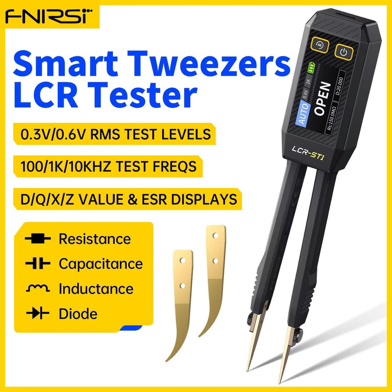 Load image into Gallery viewer, FNIRSI LCR - ST1 Mini Smart Tweezer (1) - FN - LCR - ST1 - MST - BS - FNIRSI - ALTWAYLAB
