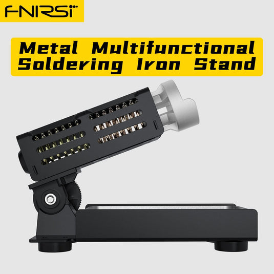 FNIRSI Metal Multifunctional Soldering Iron Stand (2) - FN - HS01 - MMSIS - Fnirsi - ALTWAYLAB