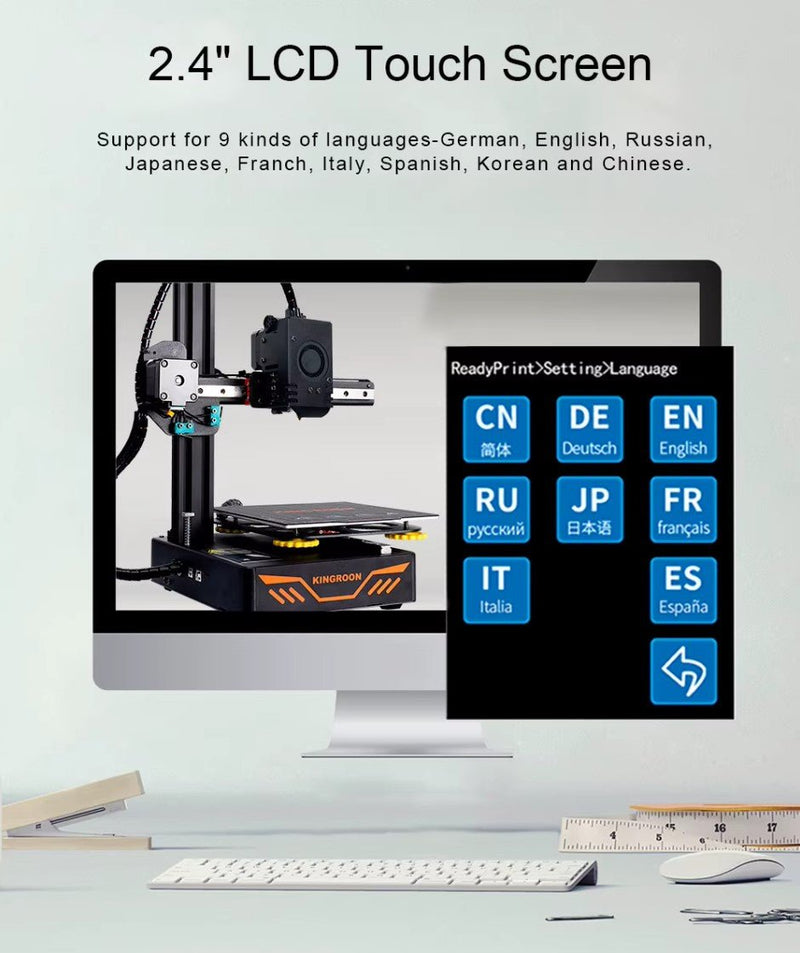 Load image into Gallery viewer, Kingroon KP3S 3.0 3D Printer with Meanwell PSU (11) - KP3S3.0MW - Kingroon - ALTWAYLAB
