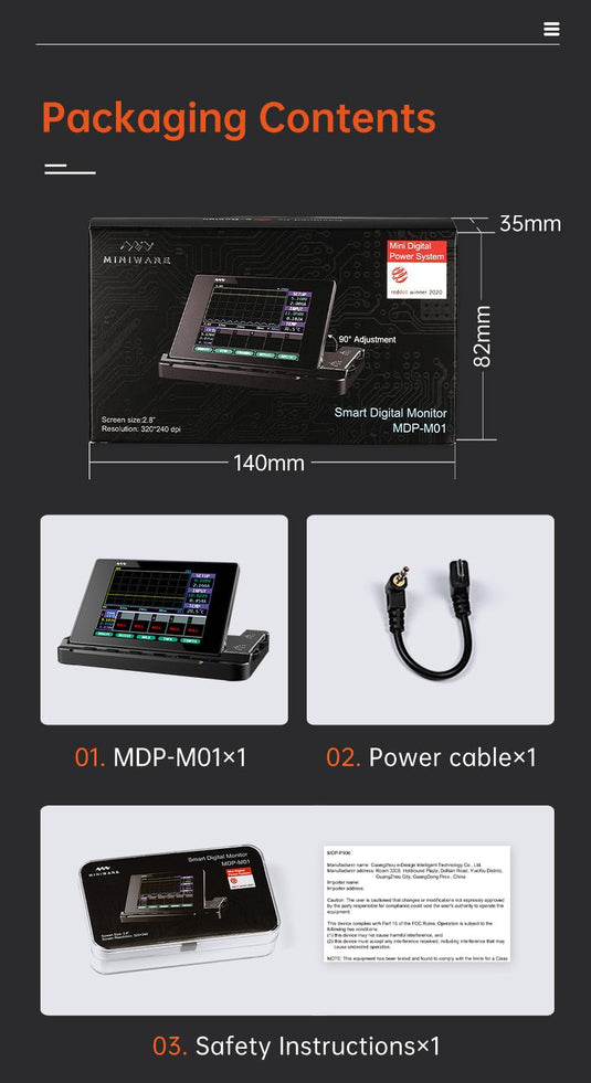MDP-M01 Mini Digital Power System (11) - MNWMDPM01D-SM - Miniware - ALTWAYLAB