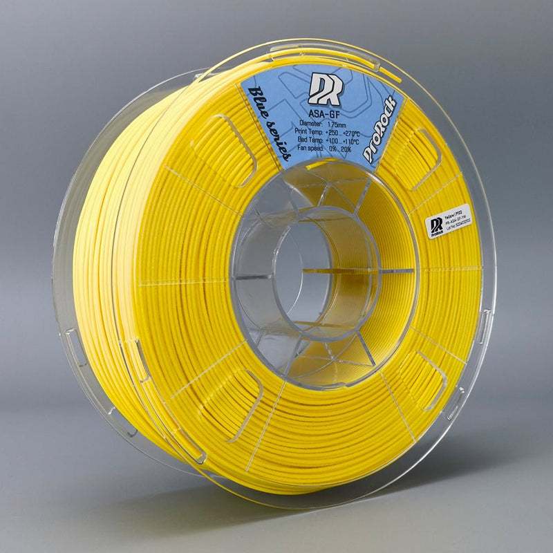 Load image into Gallery viewer, ProRock ASA - GF Filament, 1.75mm, 1000g Yellow(12) - PR - ASA - GF - YW - ProRock - ALTWAYLAB
