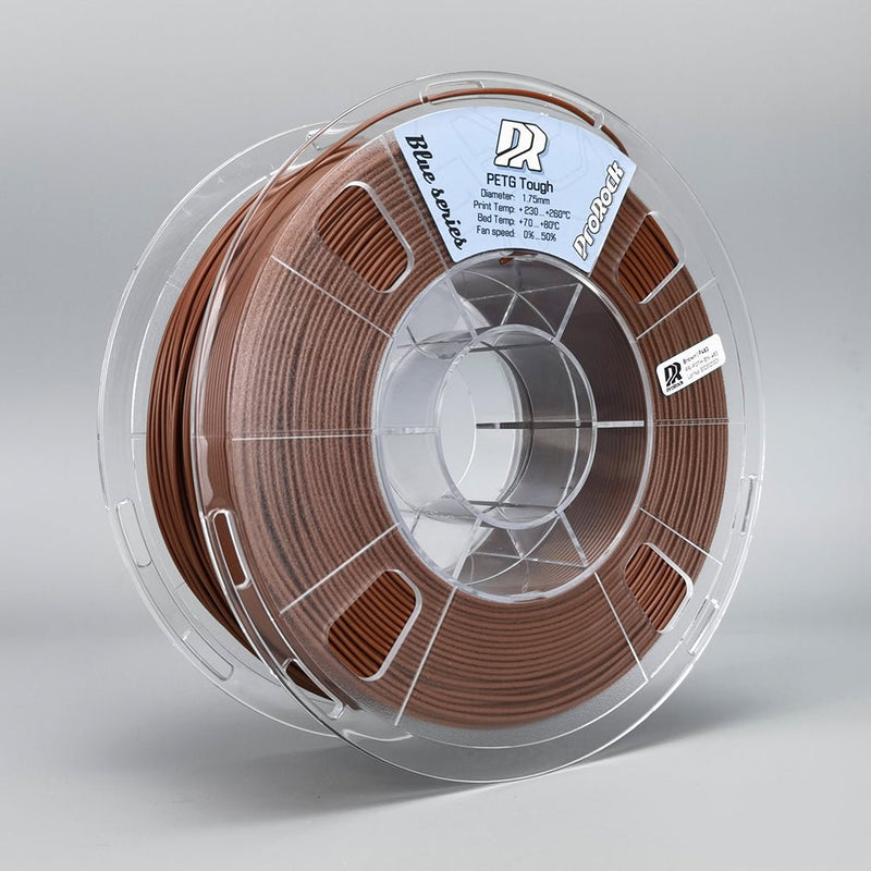 Load image into Gallery viewer, ProRock PETG Tough Filament, 1.75mm, 1000g Brown / Pantone 483(4) - PR - PGTH - BN - 483 - ProRock - ALTWAYLAB
