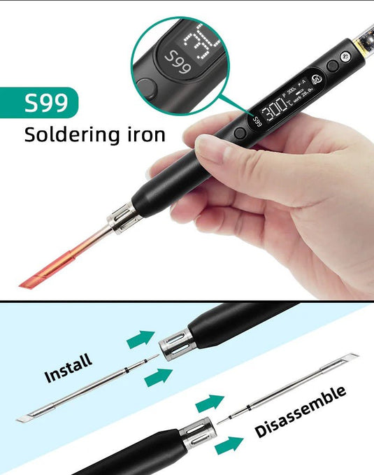 SEQURE S99 - B1/S99 - BC2/S99 - I/S99 - K Soldering Iron Tips SEQURE S99 - K Soldering Iron Tip(6) - TTS99000K - SEQURE - ALTWAYLAB