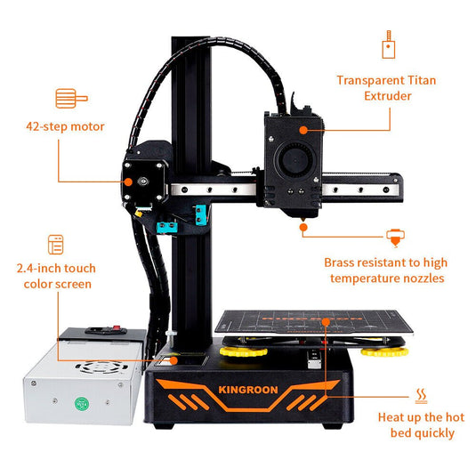 3D printer Kingroon KP3S 3.0 DIY, 95% pre-assembled (3) - KP3S30 - Kingroon - ALTWAYLAB