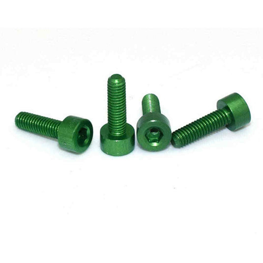 7075 Aluminium Alloy Cup Head Hex Socket Screws Model Hexagon Bolts M3x6/8/10mm Green(5) - LR-CH-7075-M3x6-GRN - ProRock - ALTWAYLAB