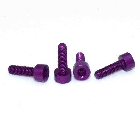 7075 Aluminium Alloy Cup Head Hex Socket Screws Model Hexagon Bolts M3x6/8/10mm Purple(9) - LR-CH-7075-M3x6-PUR - ProRock - ALTWAYLAB