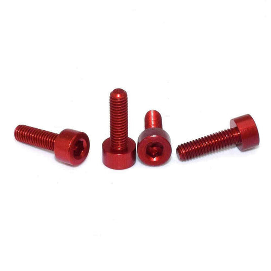 7075 Aluminium Alloy Cup Head Hex Socket Screws Model Hexagon Bolts M3x6/8/10mm Red(10) - LR-CH-7075-M3x6-RED - ProRock - ALTWAYLAB