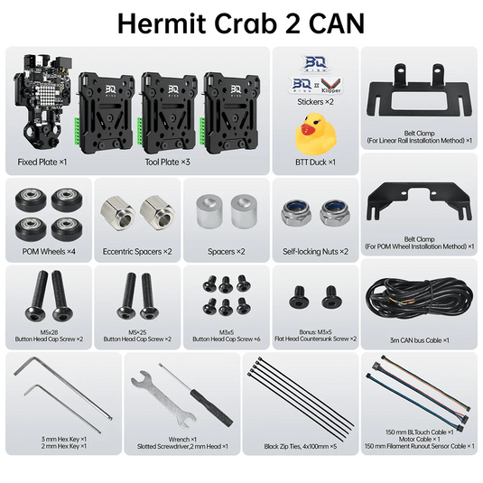 BIQU Hermit Crab V2.0 Quick Change Extruder Hotend Tool For 3D Printing Hermit Crab V2.0 - Standard Version(29) - 1060000647 - BIQU - ALTWAYLAB