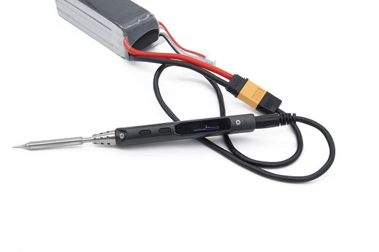Cable XT60 to DC5525 for TS100/TS101 Soldering Iron. (6) - MNWXT60TS-CABLE - Miniware - ALTWAYLAB
