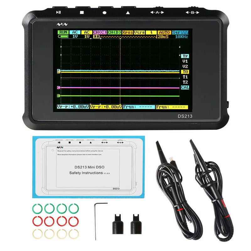 Load image into Gallery viewer, DS213 Mini Oscilloscope (4) - MNWDS213OSC-WB - Miniware - ALTWAYLAB
