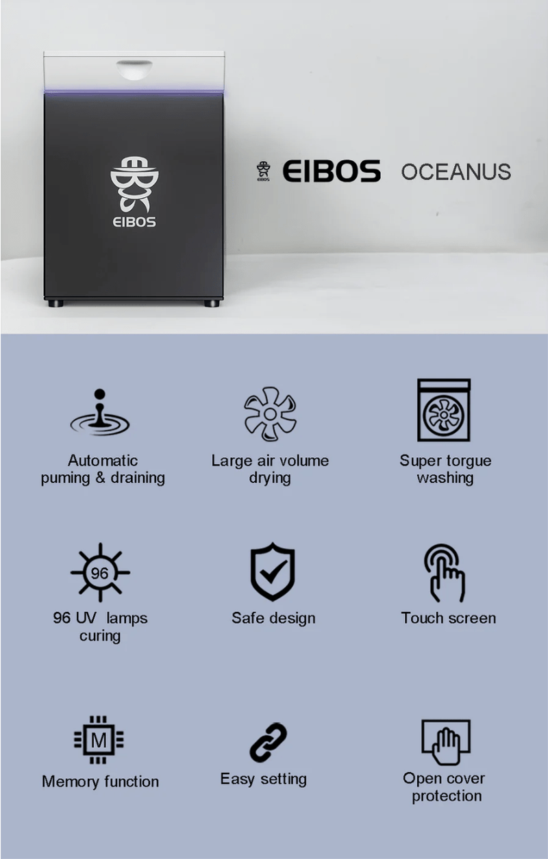 Load image into Gallery viewer, EIBOS Oceanus: 3 in 1 automatic resin post-processing system (2) - OCUS - EIBOS - ALTWAYLAB
