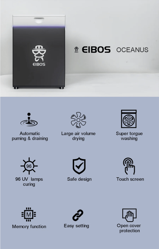 EIBOS Oceanus: 3 in 1 automatic resin post-processing system (2) - OCUS - EIBOS - ALTWAYLAB