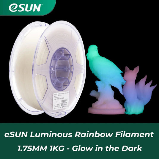 eSUN PLA Rainbow Luminous Filament 1.75mm(1) - Luminous PLA175RB1 - ESUN - ALTWAYLAB