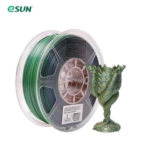 eSUN PLA-SilkMystic Filament Gold Green Black(4) - 6922572203013 - ESUN - ALTWAYLAB