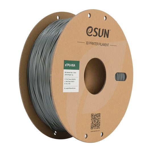 eSUN TPU-95A Filament, 1.75mm, 1000g, paper spool Grey(9) - eTPU-95A-P175H1 - ESUN - ALTWAYLAB