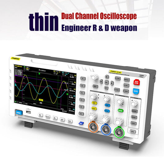 FNIRSI-1014D/ FNIRSI-1013D 7" TFT LCD 100MHz* 2 1GSa/S Oscilloscope 2 Channels 1014D(4) - FN-1014D-OSCP - Fnirsi - ALTWAYLAB