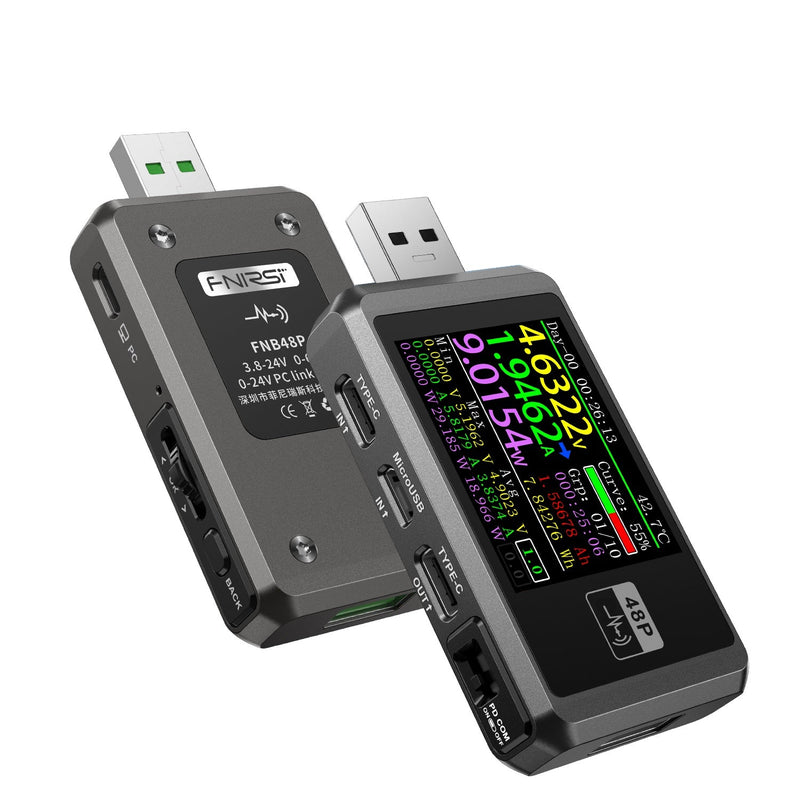 Load image into Gallery viewer, FNIRSI-FNB48P USB Battery Tester Voltmeter Ammeter TYPE-C Fast Charge Detection Trigger Without Bluetooth(9) - FN-FNB48P-USB-TSTR-NBT - Fnirsi - ALTWAYLAB
