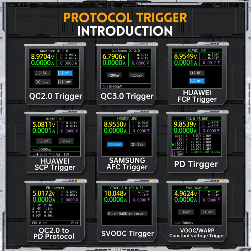 Load image into Gallery viewer, FNIRSI-FNB48P USB Battery Tester Voltmeter Ammeter TYPE-C Fast Charge Detection Trigger Without Bluetooth(7) - FN-FNB48P-USB-TSTR-NBT - Fnirsi - ALTWAYLAB
