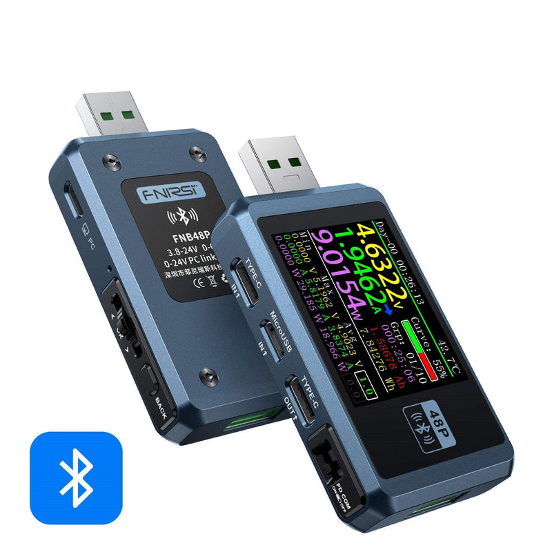 Load image into Gallery viewer, FNIRSI-FNB48P USB Battery Tester Voltmeter Ammeter TYPE-C Fast Charge Detection Trigger With Bluetooth(10) - FN-FNB48P-USB-TSTR-WBT - Fnirsi - ALTWAYLAB
