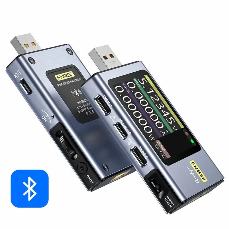 Load image into Gallery viewer, FNIRSI-FNB58 USB Tester Voltmeter Ammeter TYPE-C Fast Charge Detection Trigger Capacity Measurement With Bluetooth(8) - FN-FNB58-USB-TSTR-WBT - Fnirsi - ALTWAYLAB
