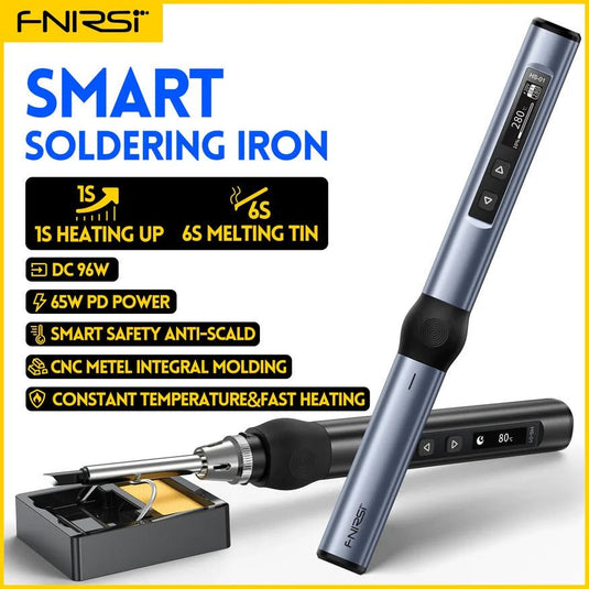 FNIRSI HS-01 Smart Electric Soldering Iron HS01-Host(1) - FN-HS01-H-BU - Fnirsi - ALTWAYLAB