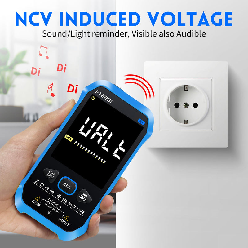 Load image into Gallery viewer, FNIRSI S1 Smart Digital Multimeter 9999 counts AC DC Voltage Resistance Capacitance Diode NCV (5) - FN-S1-MLTR - Fnirsi - ALTWAYLAB
