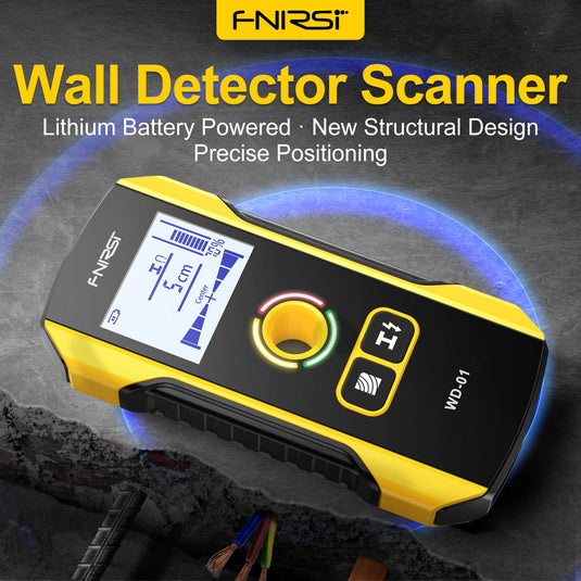 FNIRSI WD-01 Metal Detector Wall Scanner with Newly Designed Positioning Hole for AC Live (1) - FN-WD-01-SCR - Fnirsi - ALTWAYLAB