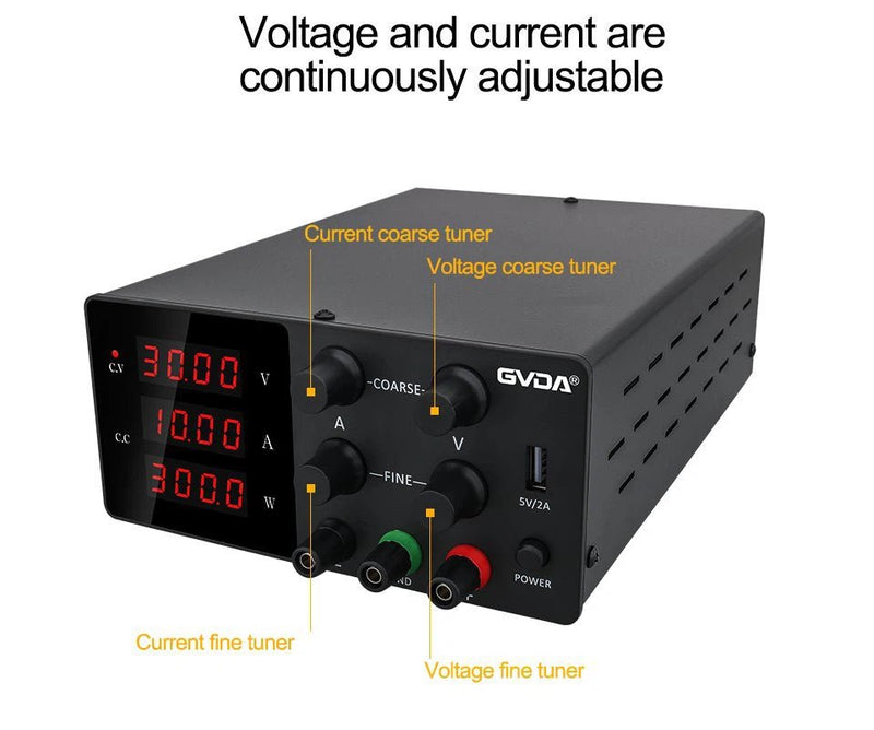 Load image into Gallery viewer, GVDA DC Power Supply GD-G305 / GD-G3010 / GD-G605 / GD-G1203 GD-G1203(3) - GVDA-DC-PS-GD-G1203-EU - GVDA Technology - ALTWAYLAB
