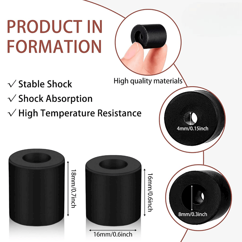 Load image into Gallery viewer, Heatbed Silicone Leveling Column Black * 1PCS(3) - B01731-black*1 - Kingroon - ALTWAYLAB
