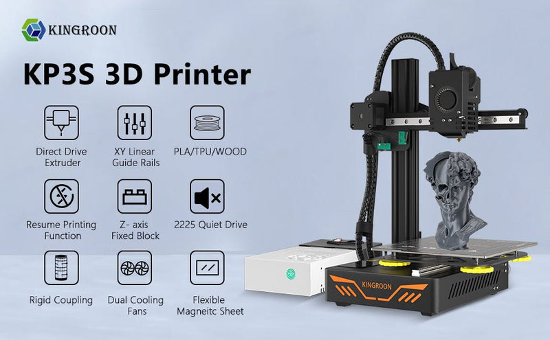 Load image into Gallery viewer, Kingroon KP3S 3.0 3D printer with Meanwell PSU (2) - KP3S3.0MW - Kingroon - ALTWAYLAB
