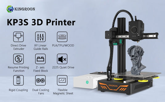 Kingroon KP3S 3.0 3D printer with Meanwell PSU (2) - KP3S3.0MW - Kingroon - ALTWAYLAB