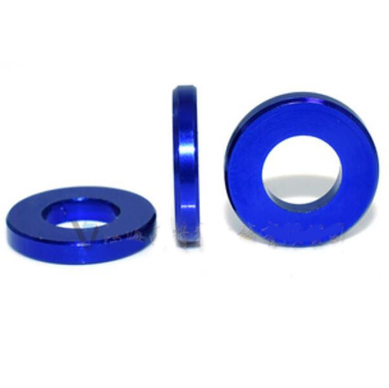 Load image into Gallery viewer, M3 Anodized Aluminum Multi-Color Flat Washer Royal Blue(11) - LR-M3N-3x6x1-RBU - ProRock - ALTWAYLAB

