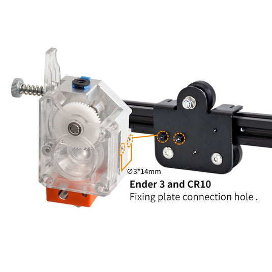 Metal BMG Extruder Kit with Hotend for Creality Ender 3 / CR10 BMG extruder with V6 hotend(4) - B01992 - Kingroon - ALTWAYLAB
