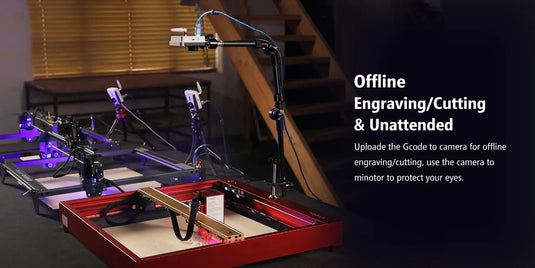 Mintion | Lasercam for Laser Engraver/Cutter | Remote Monitor & Control | Positioning | Fire Detection Mintion Lasercam For Laser Engraver | EU Plug(3) - MIN-LASCAM-EU - Mintion - ALTWAYLAB