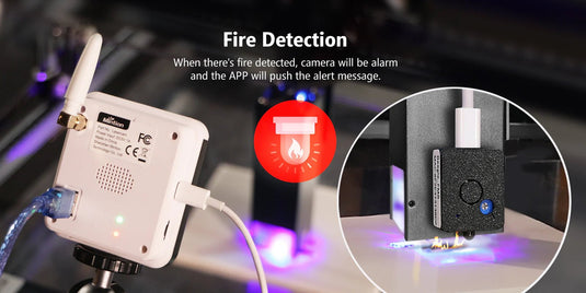 Mintion | Lasercam for Laser Engraver/Cutter | Remote Monitor & Control | Positioning | Fire Detection Mintion Lasercam For Laser Engraver | EU Plug(8) - MIN-LASCAM-EU - Mintion - ALTWAYLAB